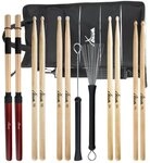 XDrum Schlagzeug Drumsticks Large Starter Set (Sticks, 5A Nylon, inkl.