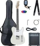 McGrey E-Gitarre Rockit elektrische Gitarre, TL-Style, Komplettset 4/4, 8-St.,...