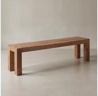 KADIMA DESIGN Sitzbank Massivholz-Sitzm&ouml;bel im Landhaus-Stil Naturbelassenes...