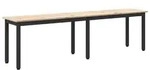 vidaXL Sitzbank Bank Natur 160 x 35 x 45 cm Massives Kiefernholz (1-St) beige