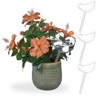 relaxdays Tropfer 12 x Bew&auml;sserungskugel Vogel transparent, (4-tlg)