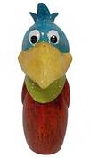 Dehner Gartenfigur Zaunfigur Vogel, ca. 24.5 x 14 x 8.5 cm