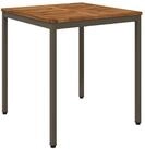 vidaXL Gartentisch Gartentisch Natur und Kaffee 70 x 68,5 x 75 cm (1-St)
