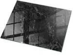 Tulup Tischplatte Bodenplatte Glas Marmormuster mit Adern Tischplatte aus Glas...