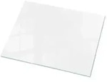 Tulup Tischplatte Tisch Glasplatte Ersatz Glatte wei&szlig;e Farbe Ersatzplatte Glas...