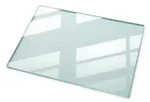 Tulup Tischplatte Glasplatte f&uuml;r Couchtisch Transparent Couchtisch Bodenplatte...