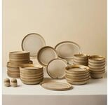 Karaca Geschirr-Set Karaca Earthy Light Reaktiv Geschirrset 12 Personen 52tlg