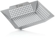 BBQ-Toro Grillrost Edelstahl Grillkorb, 30 x 30 x 5,5 cm, Grillschale f&uuml;r...