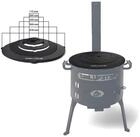 Grillpeter Grillplatte Adapterplatte f&uuml;r Utschak &Oslash; 45 cm Kochplatte aus Stahl...