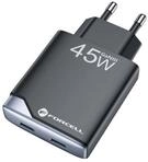 Forcell FORCELL F-Energy GaN III Ladeger&auml;t 45 W 2x USB-C Smartphone-Ladeger&auml;t