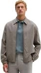 Hemdjacke MARC O'POLO, Herren, Gr. S, braun (medium blau), Twill, Obermaterial: 100%