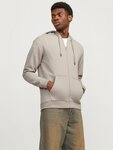 Jack & Jones Kapuzensweatjacke JJEBRADLEY mit Kapuze, ideal f&uuml;r kalte...