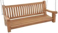 CLP Gartenbank Joyce (1er), wetterfestes Teakholz, mit Befestigungsmaterial