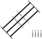 vidaXL Fenster Sicherheitsgitter f&uuml;r Fenster mit 3 Querstangen 3 stk., (3 St)
