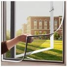 LuxusKollektion Insektenschutz-Fensterrahmen Fliegengitter Fenster 120 x 130 cm