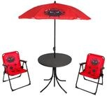 Mojawo Essgruppe 4tlg Kinder Campingm&ouml;bel Set Outdoor Campingstuhl Tisch