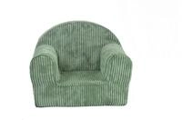 FORTISLINE Kindersessel Kindersessel Mini in Cord Hellgr&uuml;n Kuschelsessel Babysessel