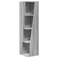 vidaXL Eckregal 27,5x27x102cm Regal Eckregal Eckschrank Wei&szlig; 27,5x27x102cm