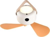 Reality Leuchten LED Deckenleuchte RENA mit Ventilator, Akku-H&auml;ngeventilator...