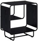 vidaXL Sideboard Sideboard Schwarz Eichen-Optik 60 x 37,5 x 64,5 cm (1 St)