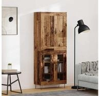 vidaXL Highboard, Highboard Altholz 69,5 x 34 x 180 cm Holzwerkstoff