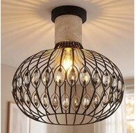 GLOBO LIGHTING LED Deckenleuchte, Leuchtmittel inklusive, Warmwei&szlig;, LED