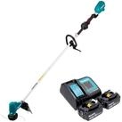 Makita Akku-Rasentrimmer DUR 190 LSG2X9 18 V 300 mm Brushless + 2x Akku 6,0 Ah +