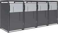 WESTMANN M&uuml;lltonnenbox Tonus 4, BxTxH: 265x80x116 cm, f&uuml;r 4x240 L M&uuml;lltonnen