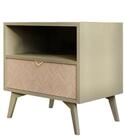 Lookway Nachttisch ALOE Nachtschrank mit Schublade, 54x38x54 cm