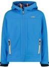 Softshelljacke CMP "KID SOFTSHELL JACKET FIX HOOD", Jungen, Gr. 104, blau (river,