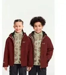 Jack Wolfskin 3-in-1-Funktionsjacke ICELAND 3IN1 PRINT JKT K mit Entendaune und