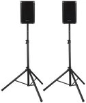 Pronomic C-208 MA - Aktive 2-Wege Bi-Amp Box Stereo Set Lautsprecher 2.0...
