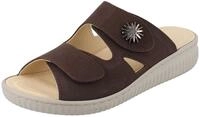 Longo LONGO Damen Pantolette braun choco Nubukleder - Gr&ouml;&szlig;e: 41 Pantolette