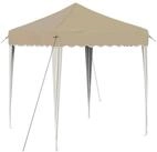 vidaXL Partyzelt Pop-up Partyzelt 195 x 195 x 245 cm Creme Oxford-Stoff