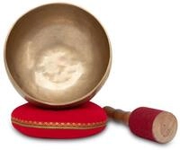 XDrum Klangschalen 17 cm Komplett Set inklusive passendem Kissen und Schl&auml;gel,