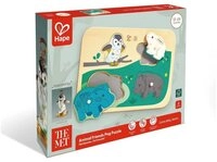 Toynamics Europe Puzzle The Met: Steckpuzzle "Tierfreunde" - 4 Teile,...