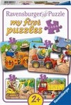 Ravensburger Puzzle Tiere auf der Baustelle, 20 Puzzleteile, Made in Europe