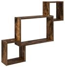 vidaXL Regal Wandregal Wandhalterung Raucheiche 91,5 x 15 x 76 cm