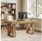 LuxusKollektion Schreibtisch Schreibtisch 160x80x75 cm Computertisch Massivoptik
