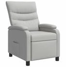 vidaXL Sessel Liegesessel Wolkengrau Stoff (1-St)