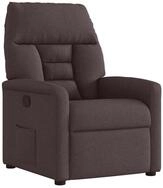 vidaXL Relaxsessel, Relaxsessel Dunkelbraun Stoff