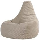 icon Sitzsack Sessel mit R&uuml;ckenlehne XXL aus Cord &bdquo;Dalton&ldquo;, Sitzsack XXL,...