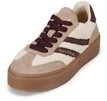 Marc O'Polo aus ge&ouml;ltem Veloursleder und Kunstfell Sneaker