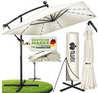 tillvex Sonnenschirm tillvex&reg; Sonnenschirm LED Solar 235 x 235 cm Ampelschirm