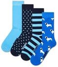Happy Socks Kurzsocken Unisex Socken 4er Pack Baumwolle (Packung, 4er Pack)