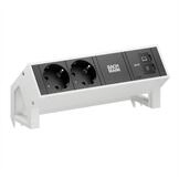 Bachmann DESK2 2xCEE7/3 1xUSB C/C 65W Steckdosenleiste (Kabell&auml;nge 0.2 m),...