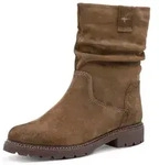 Tamaris Stiefelette Blockabsatz, Boots mit slouchy Schaft braun 37 EU