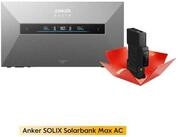 Anker Balkonkraftwerk Anker SOLIX Solarbank MAX AC 7kWh mit Smart Meter, 3500 W,