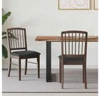 vidaXL Esszimmerstuhl, Esszimmerst&uuml;hle 2 pcs Hellbraun 50 x 52,5 x 91 cm