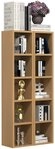 VCM Standregal Megosa S B. 20 x T. 17 x H. 187 cm, Aufbewahrung f&uuml;r CDs, DVDs...